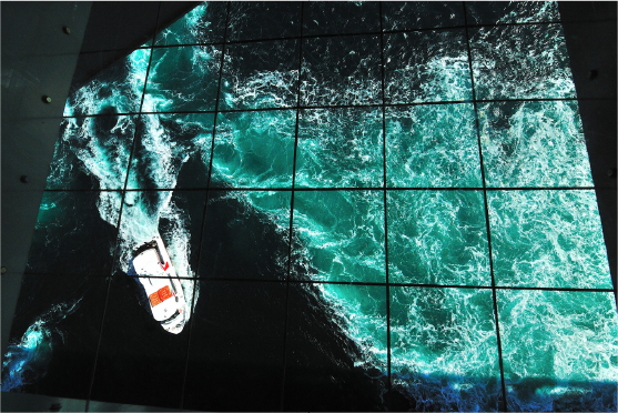 Swirling Naruto whirlpools viewed from above, where powerful tidal forces create one of Japan's most dramatic and awe-inspiring natural phenomena